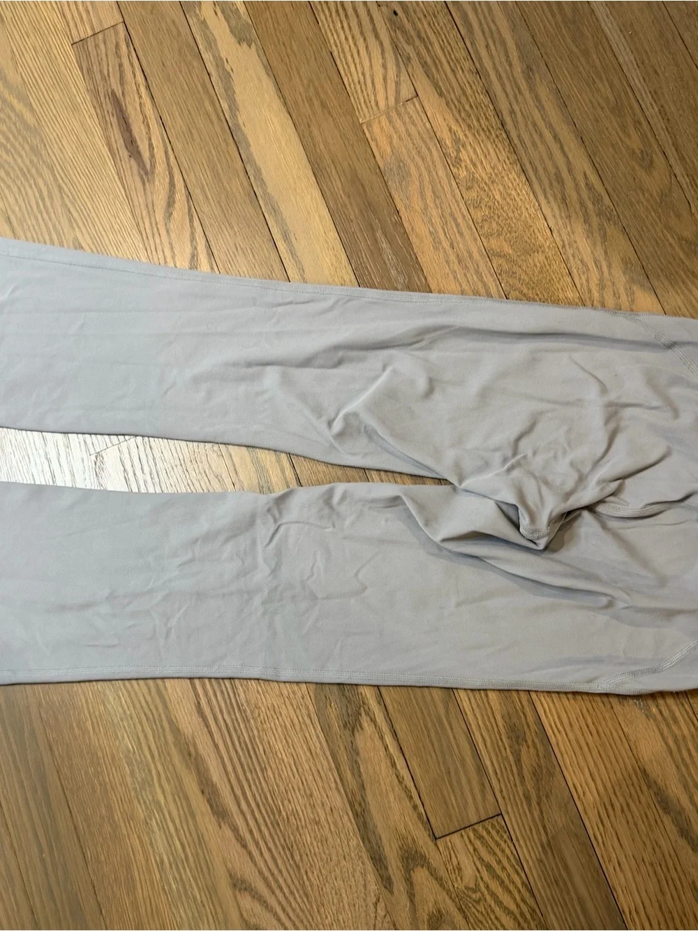 Lululemon High-Waist Flare Leg Activewear Pants - Light Gray